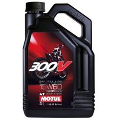 Synthetic Oil MOTUL 4T 15W-60 300V FACTORY LINE OFF ROAD 4L